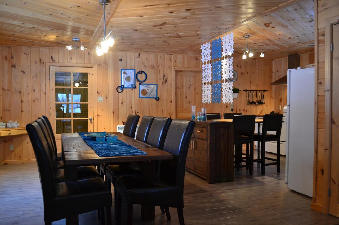 Les Chalets Du Lac Serein Saint Ludger de Milot Exterior foto
