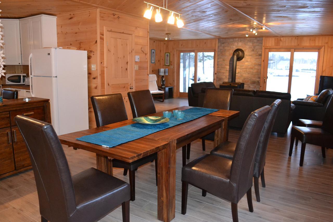 Les Chalets Du Lac Serein Saint Ludger de Milot Exterior foto