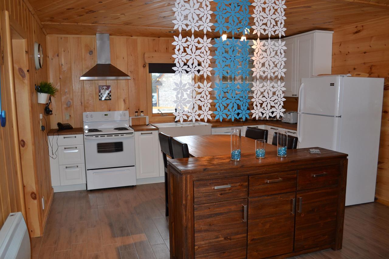 Les Chalets Du Lac Serein Saint Ludger de Milot Exterior foto